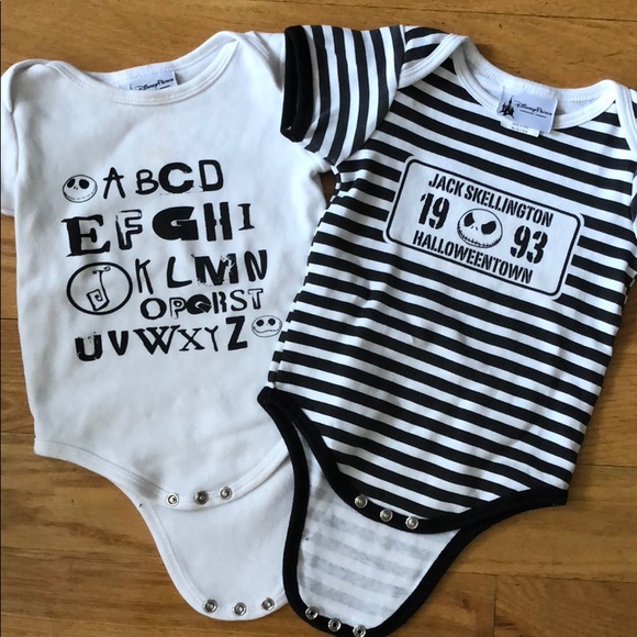 Disney Other - Disney Jack Skellington onesies, 12 Mo